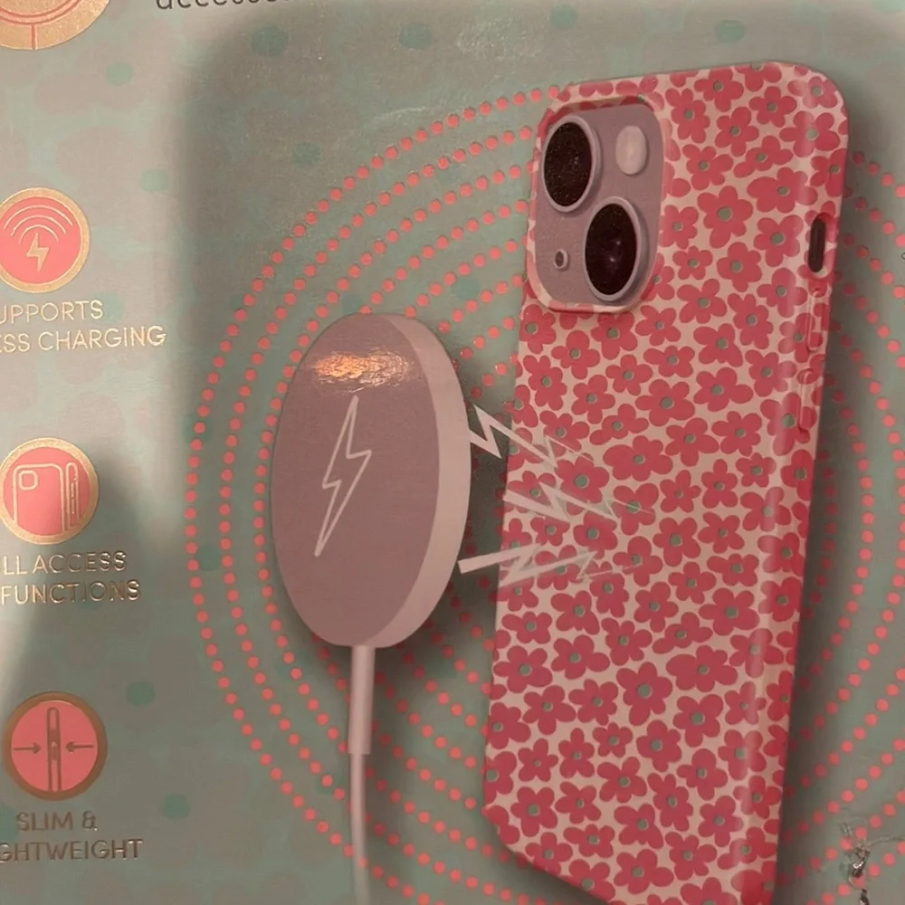 NIB 🎀🌸xo poppy 🌸🎀 iPhone 16e/15/14/13 Floral Phone Case